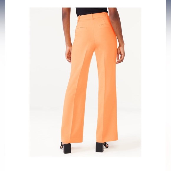 Scoop Women's High Waisted Crease Front Trousers, suit bottoms - Picture 2 of 3